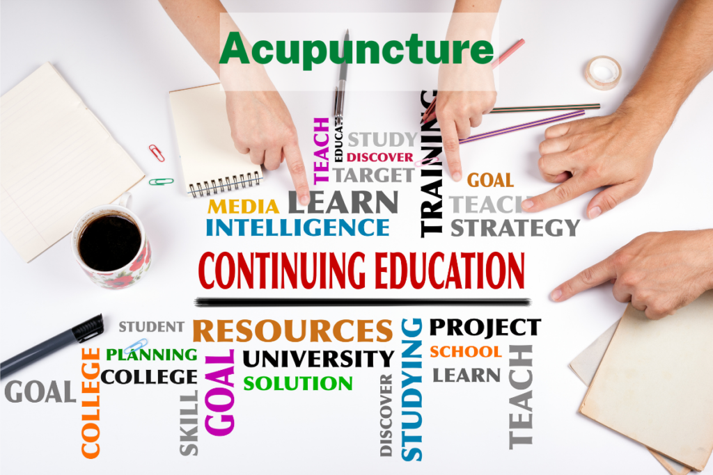 Post-graduate training in acupuncture